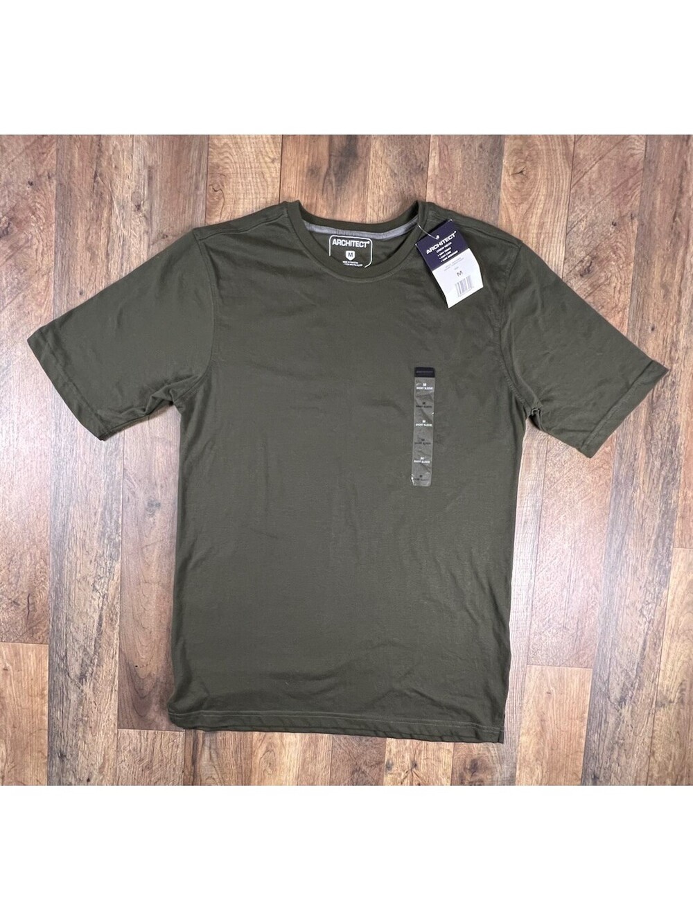 New Architect Shirt Size Medium Mens Green Short Sleeve Soft Touch NWT
